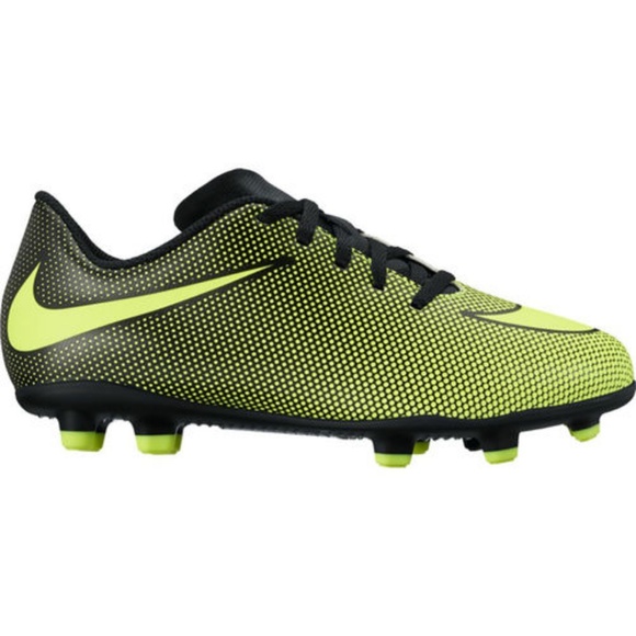 green and black nike soccer cleats